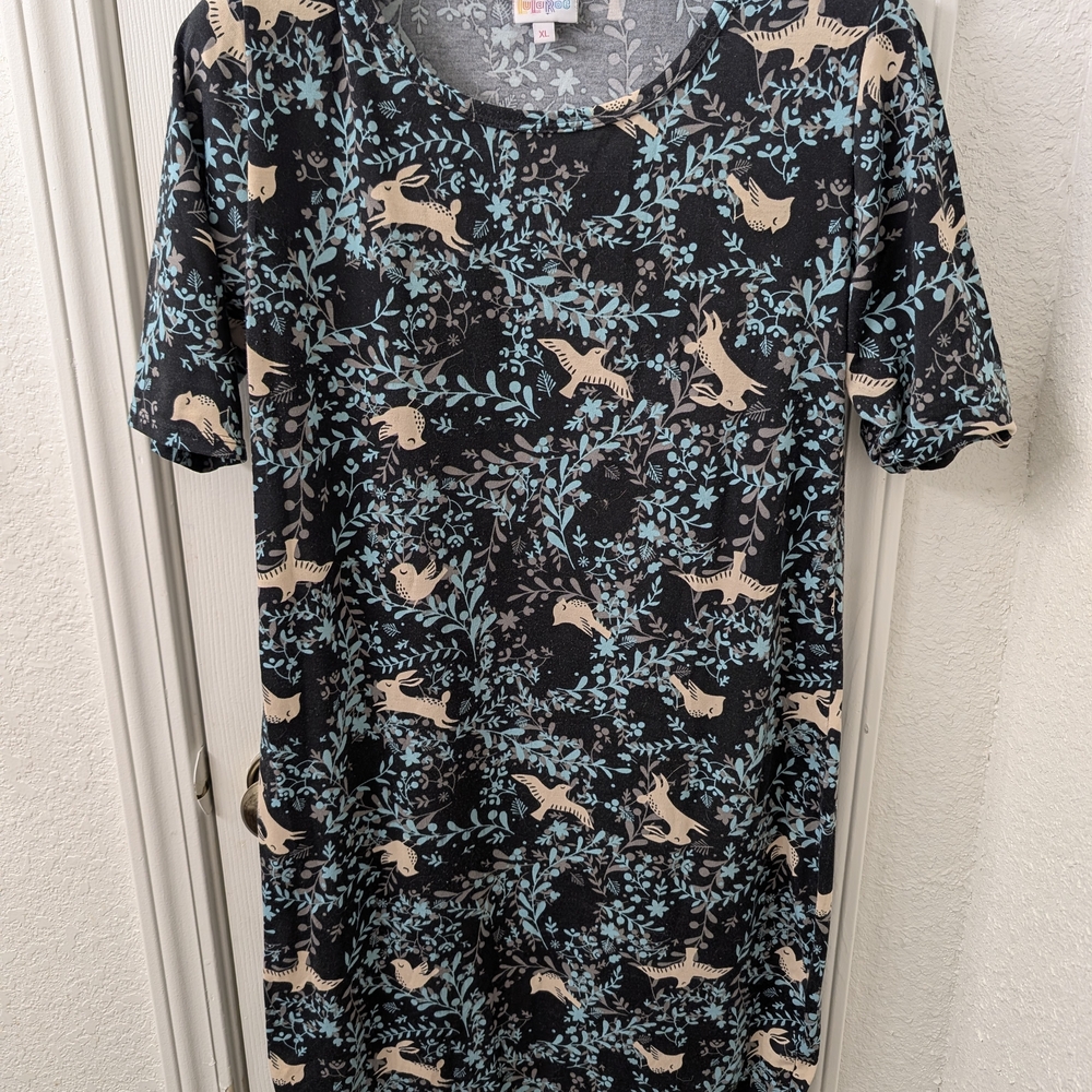 Floral Animal Print Dress